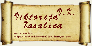 Viktorija Kasalica vizit kartica